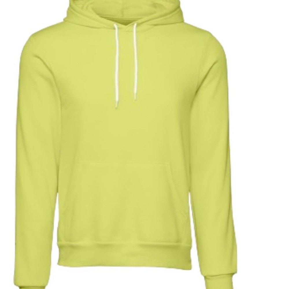 NWOT Bella Canvas Peach Hoodie E14
